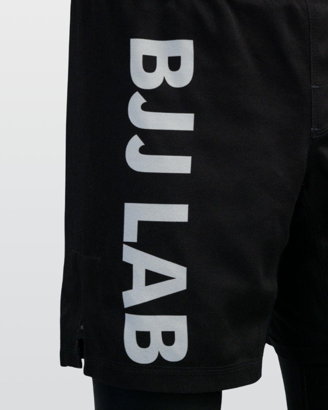 Subguards Lab Shorts - Closeup Front BJJ LAB