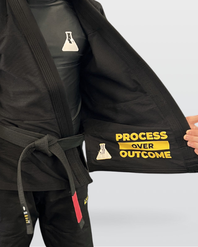 BJJ LAB x KINGZ - Process Over Outcome Limited Edition - Inside Lapel View